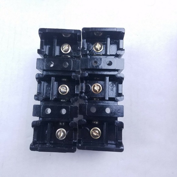 AB Allen Bradley 1491-N126 Series A 30A 600V 3 Pole Fuse Block - Picture 5 of 6